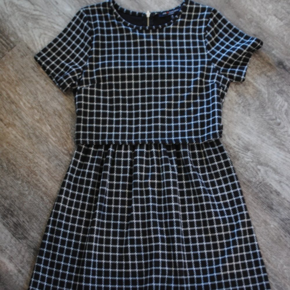 Black and White Mini Dress